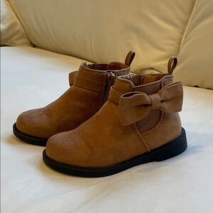 Brown Ankle Boots - Gap Toddler Size 7